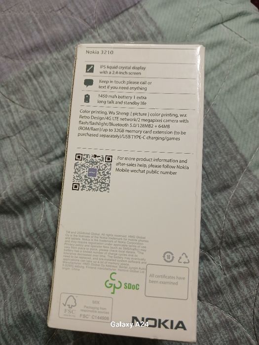 Nokia 3210 4G retro telefoni sotiladi yengi ochilmagan