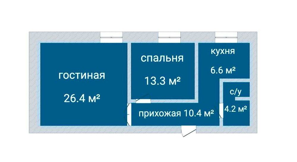 Продажа 2-комнатной квартиры