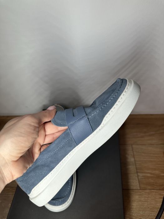 4 US Cesare Paciotti мъжки мокасини, 41-ви н, велур, отлично състояние