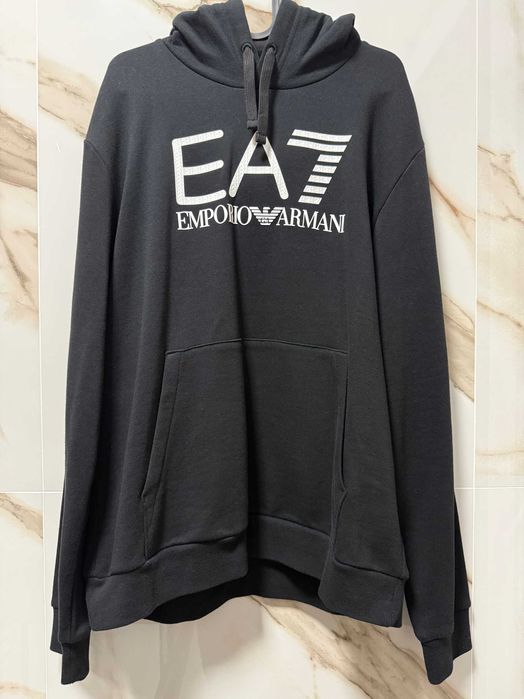 Нов суитшърт с качулка EA7 Emporio Armani за мъже размер голям