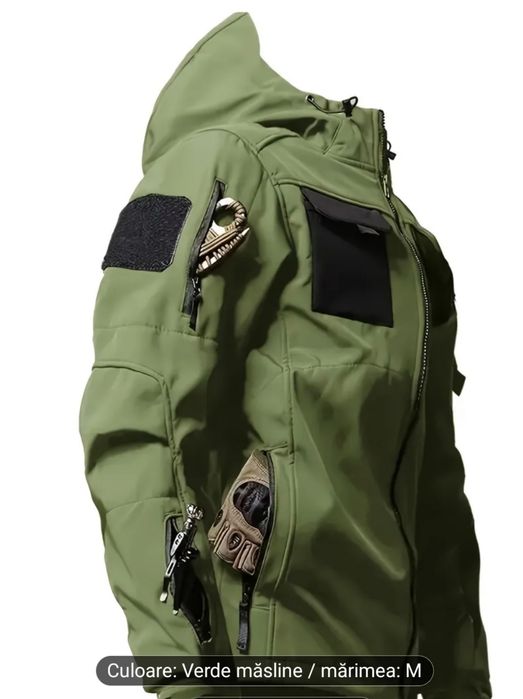 Jachetă cu glugă pentru bărbați