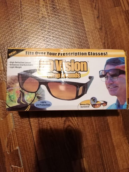 Set de 2 perechi de ochelari HD VISION de zi și de noapte/ de soare