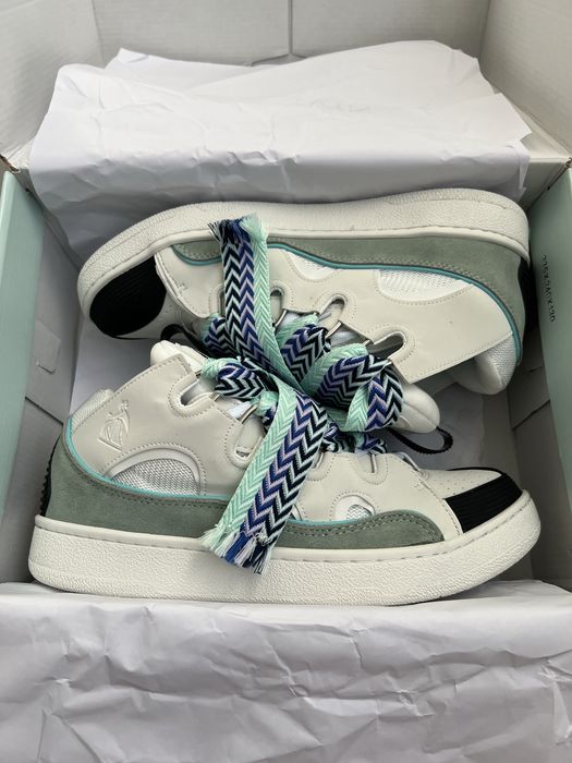 Lanvin Curb White/ Blue 42
