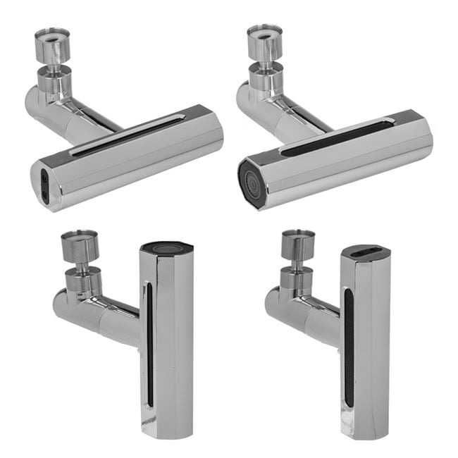 Extensie Rotativă 360° pentru Robinet,4 Funcții,Metal-Plastic,Argintiu