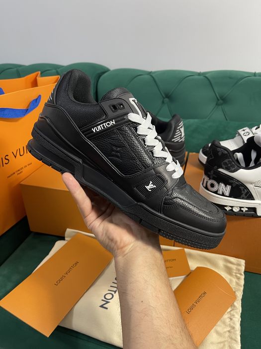 Adidasi Louis Vuitton piele naturala 100% Premium Full Box