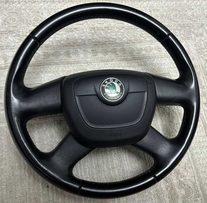 Volan Skoda Piele Superb/Octavia/Fabia/Roomster/Yeti