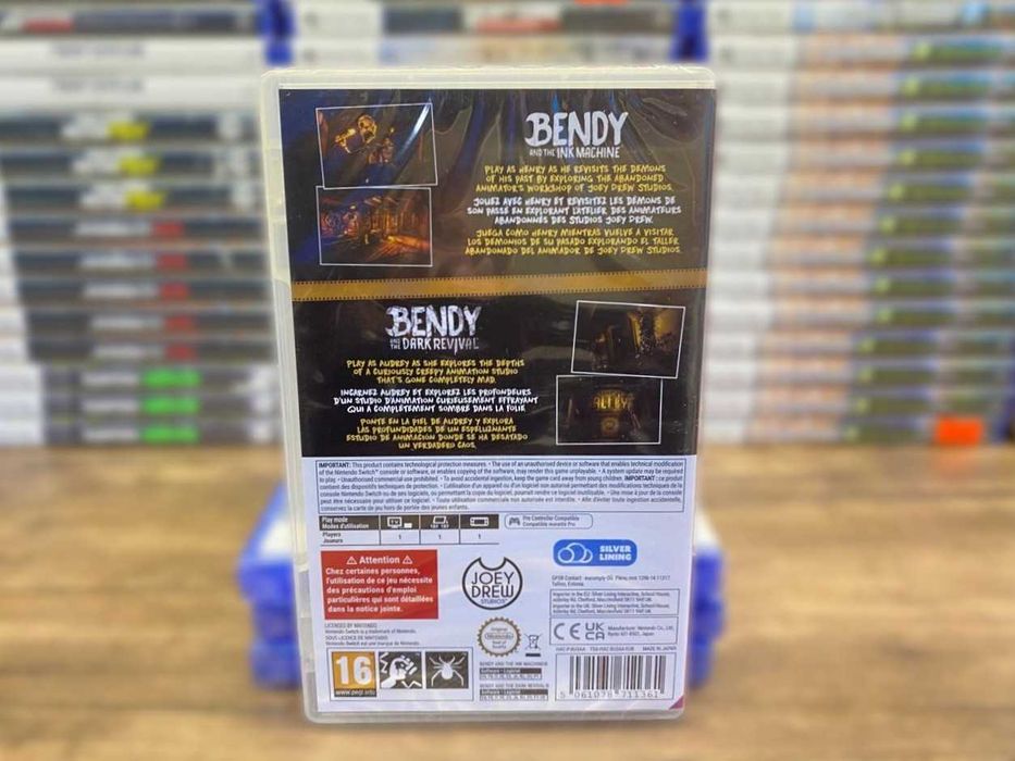 Новый Bendy Double Pack (Ink Machine + Dark Revival) Nintendo Switch