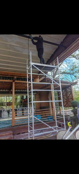 Мобилни алуминиеви скелета под наем - Размери по ваш избор!