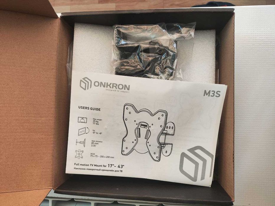 Кронштейн для телевизора 17"-43" ONKRON M3S