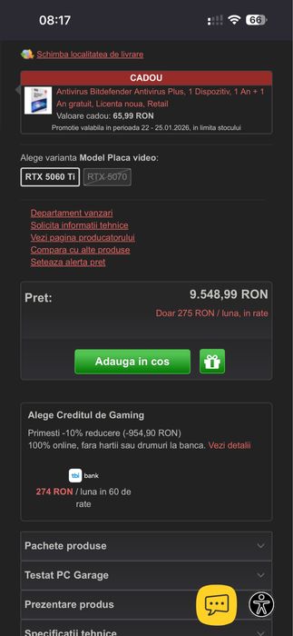 PC Gaming i5-14600K 3.5Ghz, 32GB DDR5, 2TB SSD, RTX 5060 TI 8GB GDDR7