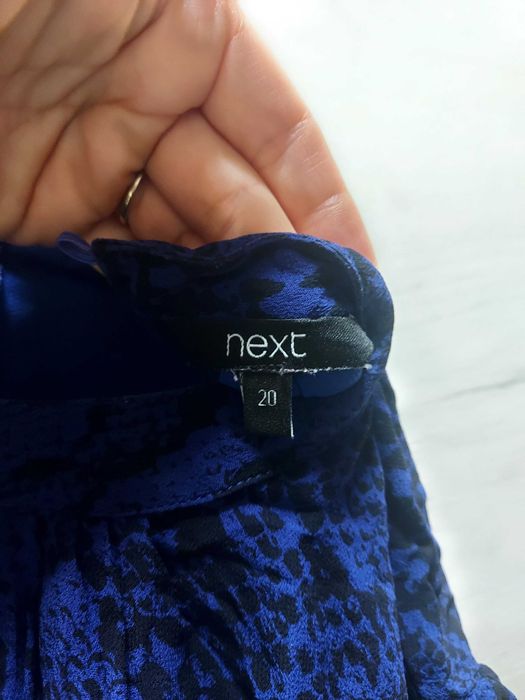 Рокля Next  лилава , с принт,, XL размер