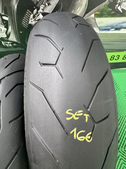 Set Anvelope Moto 120 70 17 si 180 55 17 Pirelli Diablo Rosso2 2021 Cauciuc Fata spate set166
