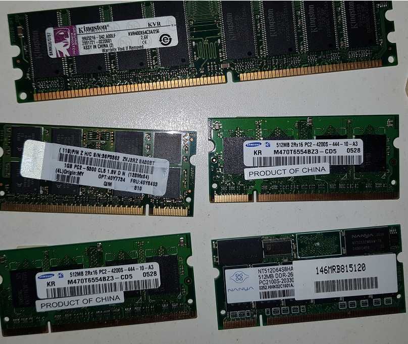 Стари части за лаптоп