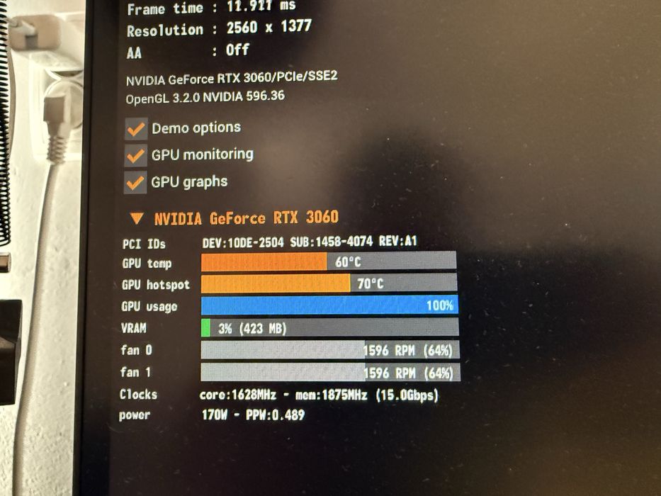 Vand schimb placa video gaming Gigabyte RTX 3060 12Gb GDDR6 192 bit