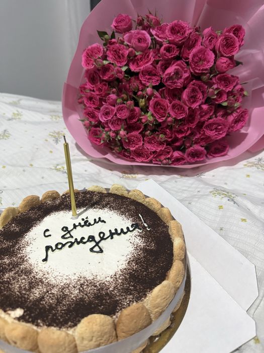 Цветы Кустовые розы 15 шт