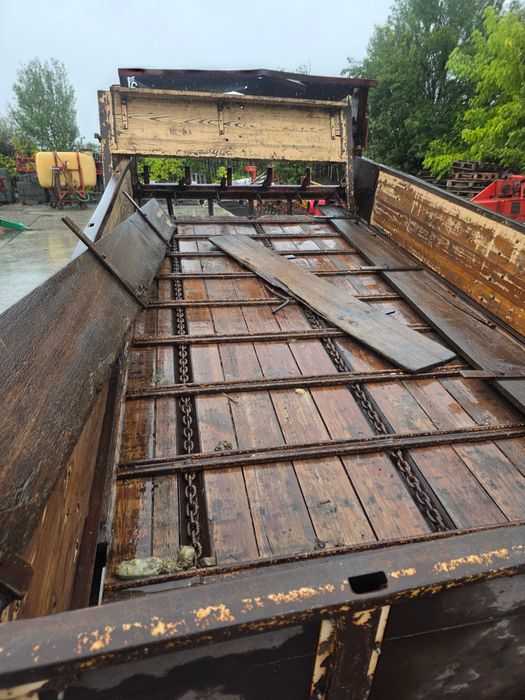 Mig de gunoi, remorca de bălegar cu tracțiune Record 3.5 tone