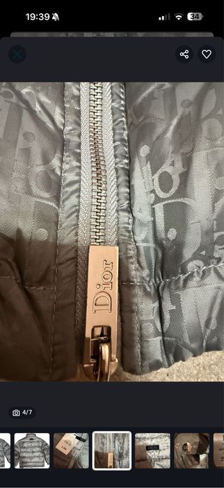 Dior Geaca Umplutura Pene PREMIUM, Detaliu Metal ,