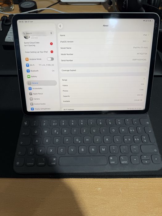 Ipad Pro 11” 256gb WiFi 2019