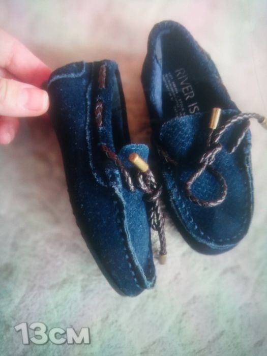 Детски бебешки мокасини 20 н. 13 см стелка