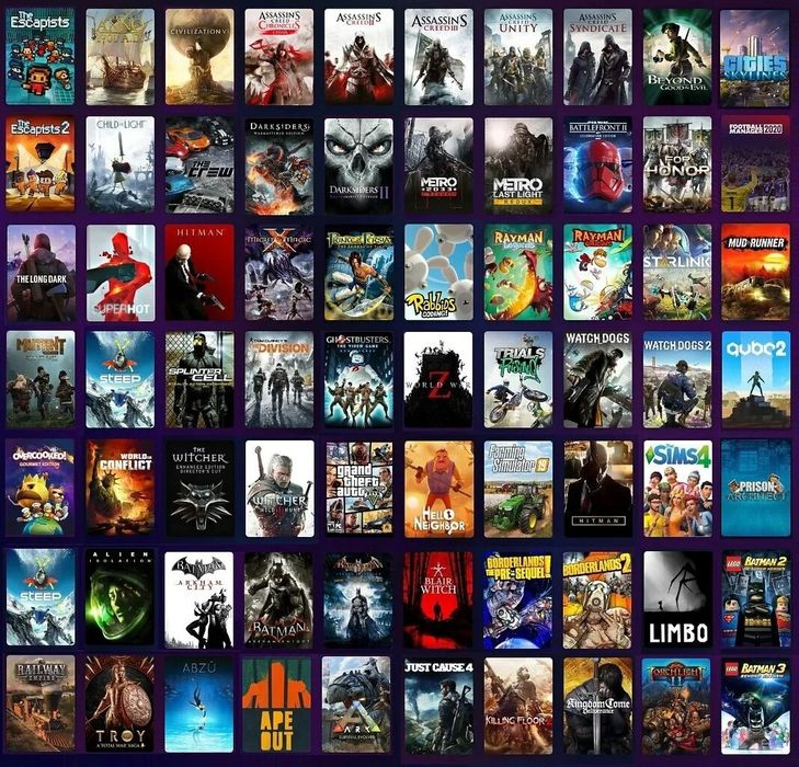 160+аккаунтов 600+ игр