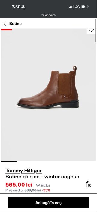 Ghete Chelsea Tommy Hilfiger