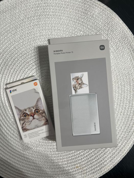 Imprimantă portabilă Xiaomi 1S sigilată + pachet 20 buc hârtie sigilat