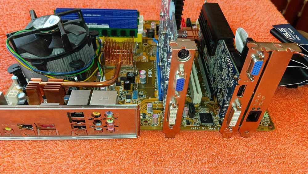 Дънна платка ASUS + CPU + RAM + GPU