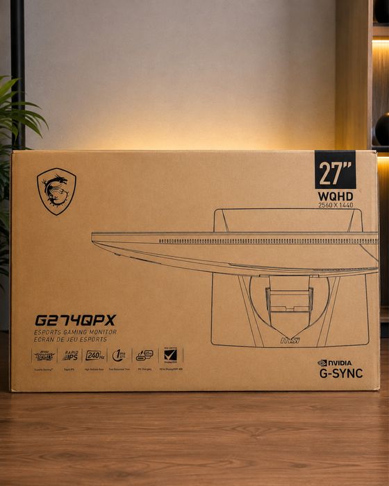 Монитор MSI 27” 2K 240 Гц — идеальное состояние