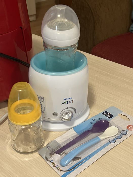 Уред Avent за топлене на мляко/вода за мляко + подаръци