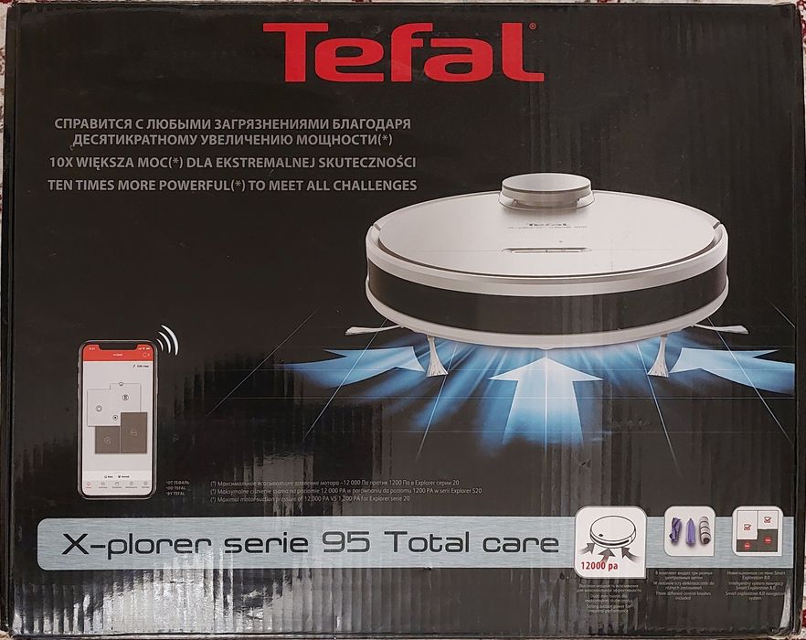 Робот пылесос тефаль