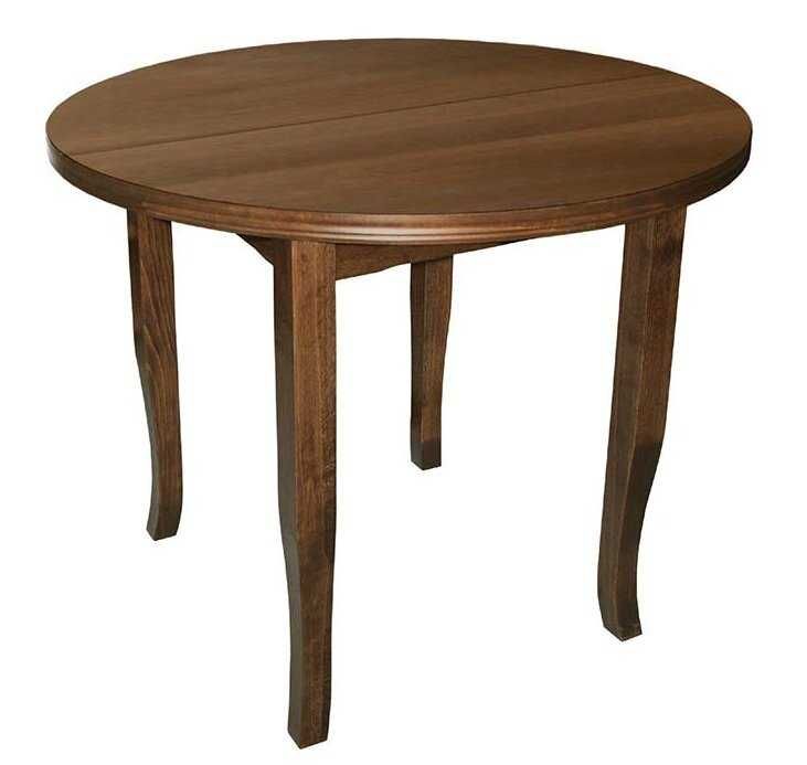 Маса кръгла разтегална масивно ДЪРВО и противовлажна покривка към нея