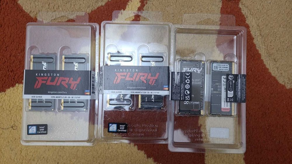 sodim , memorie Laptop Kingston Fury 32GB  2x16GB DDR5 4800MHz ,noi