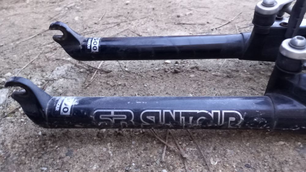 Furca bicicleta cu coarne si schimbatoare