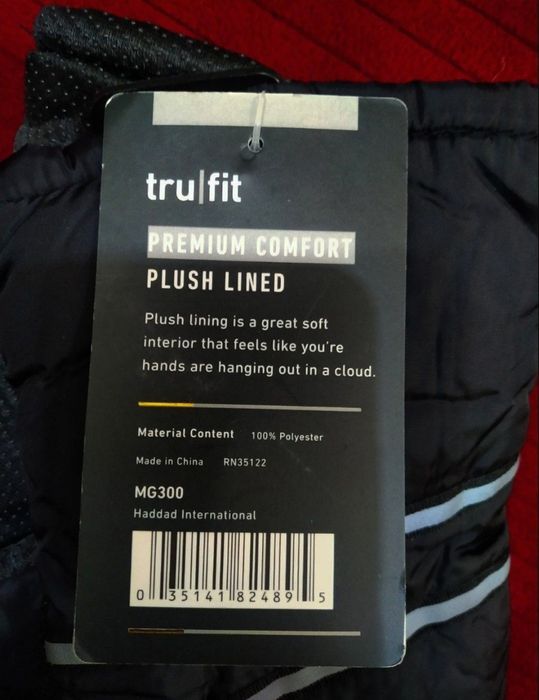Из США, теплые мужские перчатки TruFit