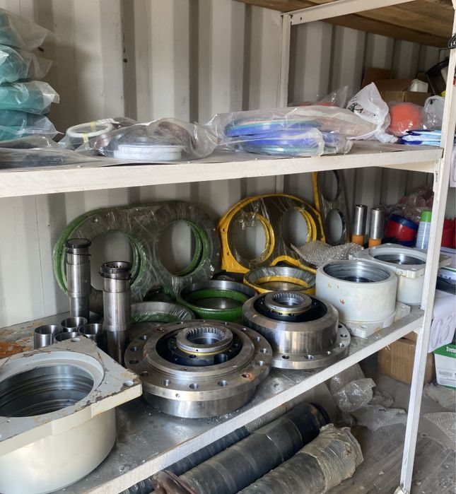 Рукава DN125, S-трубы, кольца, плиты, поршни