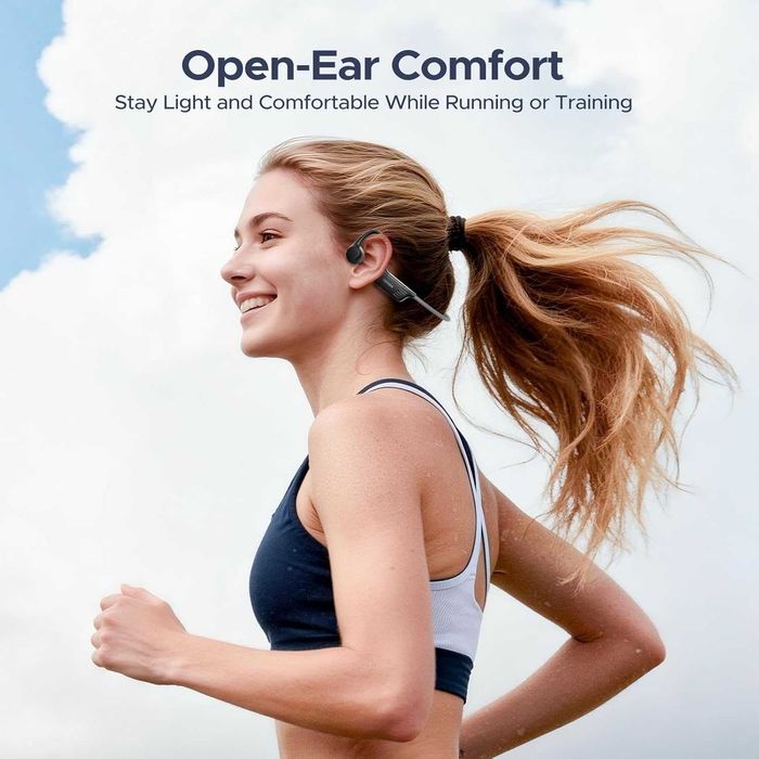 Слушалки DOOGEE с костна проводимост, спортни Bluetooth слушалки