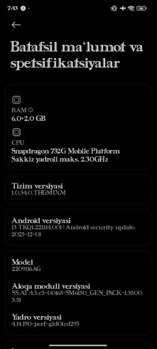 Redmi not 12 pro 4G