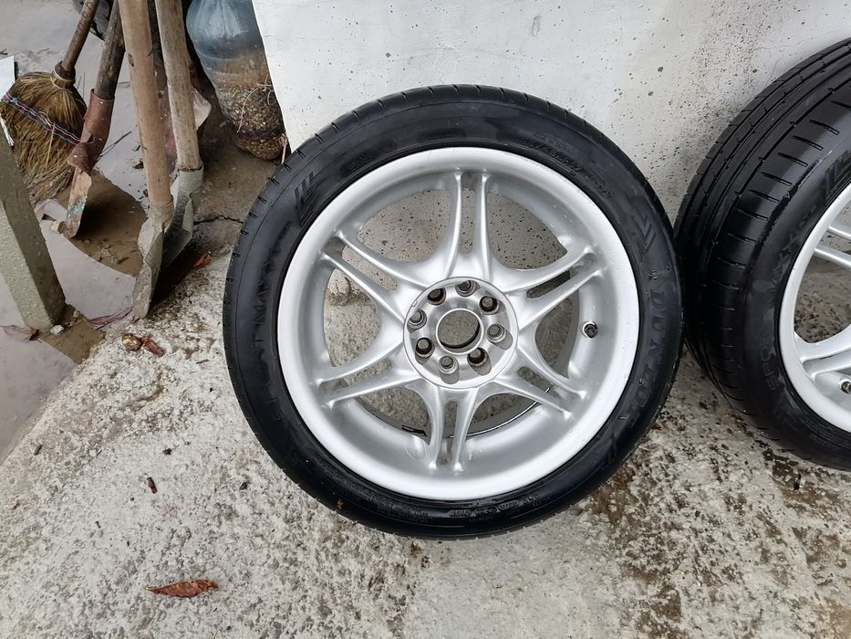 Джанти 4х114.3 17" с много добри гуми Дънлоп