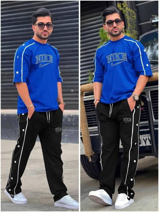 Trening 2 piese barbati tricou si pantaloni lungi