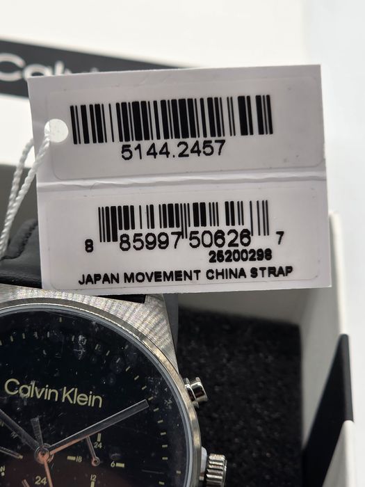 Ceas barbatesc CALVIN KLEIN 25200298 Quartz Negru, produs nou