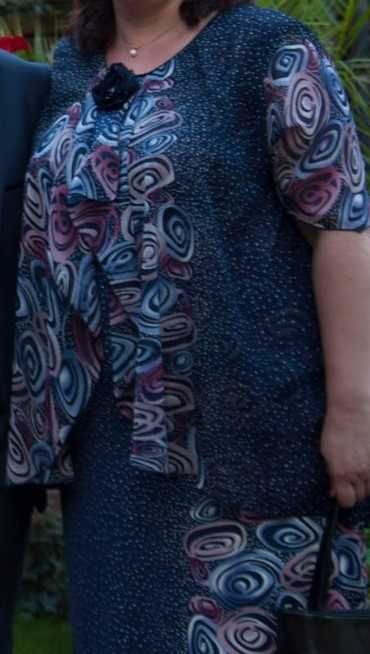 Дълга елегантна рокля от две части голям размер