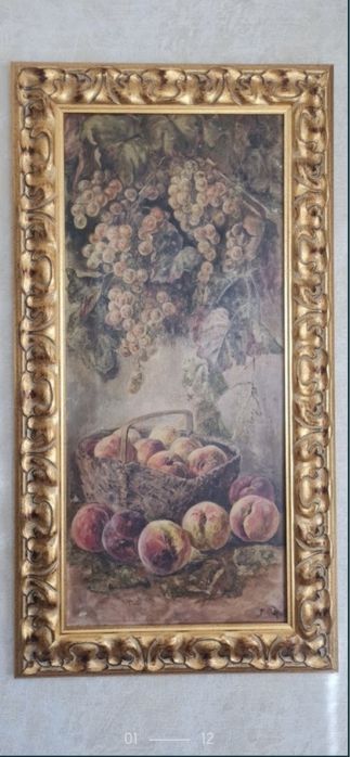 Картина масло от Франция и огледало