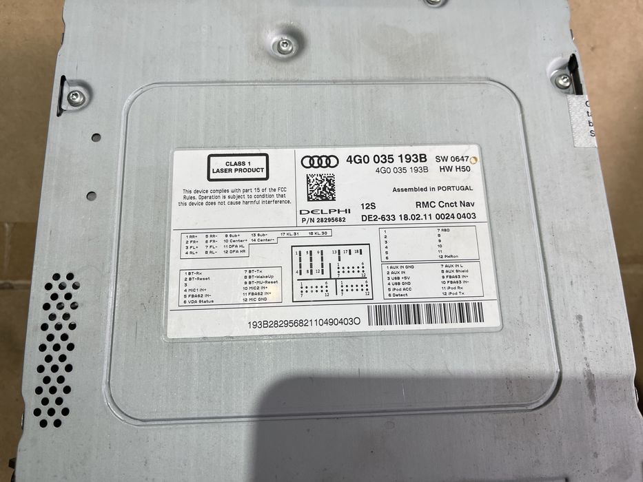 Unitate multimedia / modul navigatie Audi A6 C7 A7 4G