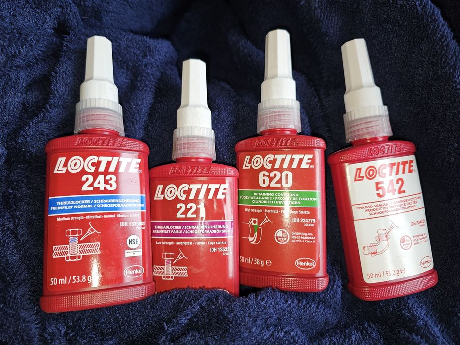 Loctite 221 si 601 si 243 lipici