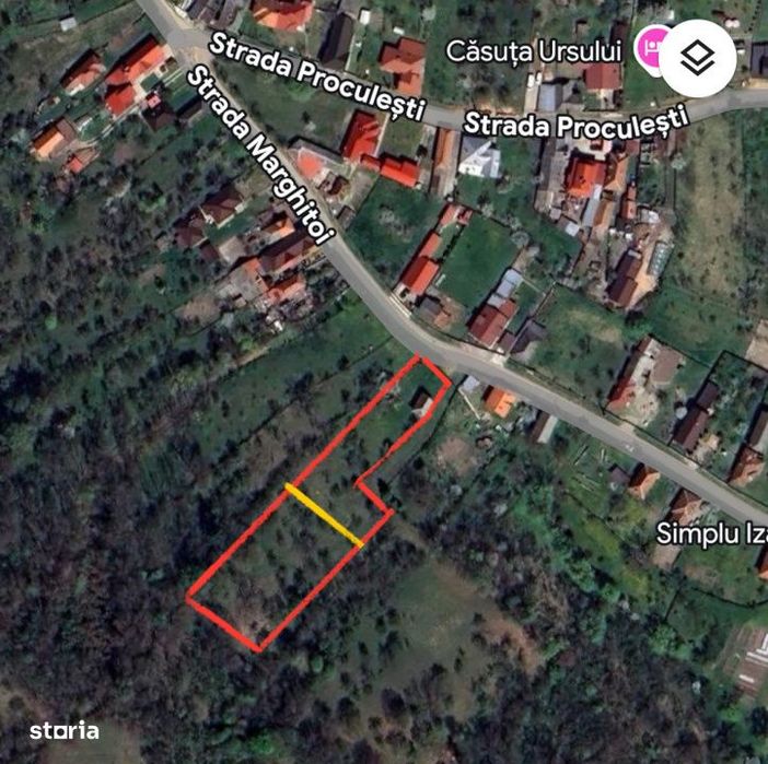Ocazie! Teren 4830 mp la Godeni, aproape de Campulung Muscel