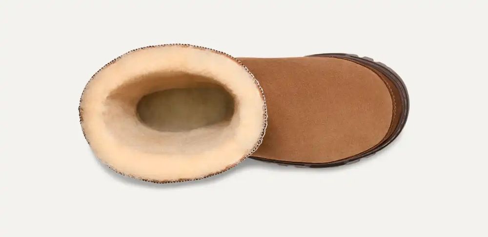 Ботуши UGG TrailGazer Водоустойчиви С 2см Вълнена Изолация Размер 40 Естествена Кожа Shearling