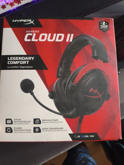 HyperX Cloud II — игровые наушники с микрофоном