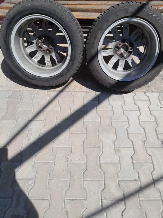 Jante BMW cu cauciucuri Pirelli iarna 225/55R17