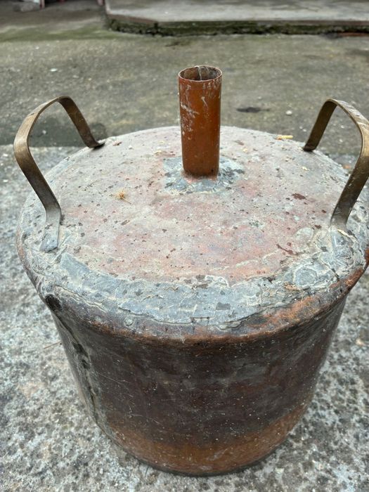 Cazan de țuică din cupru alimentar, 85 litri