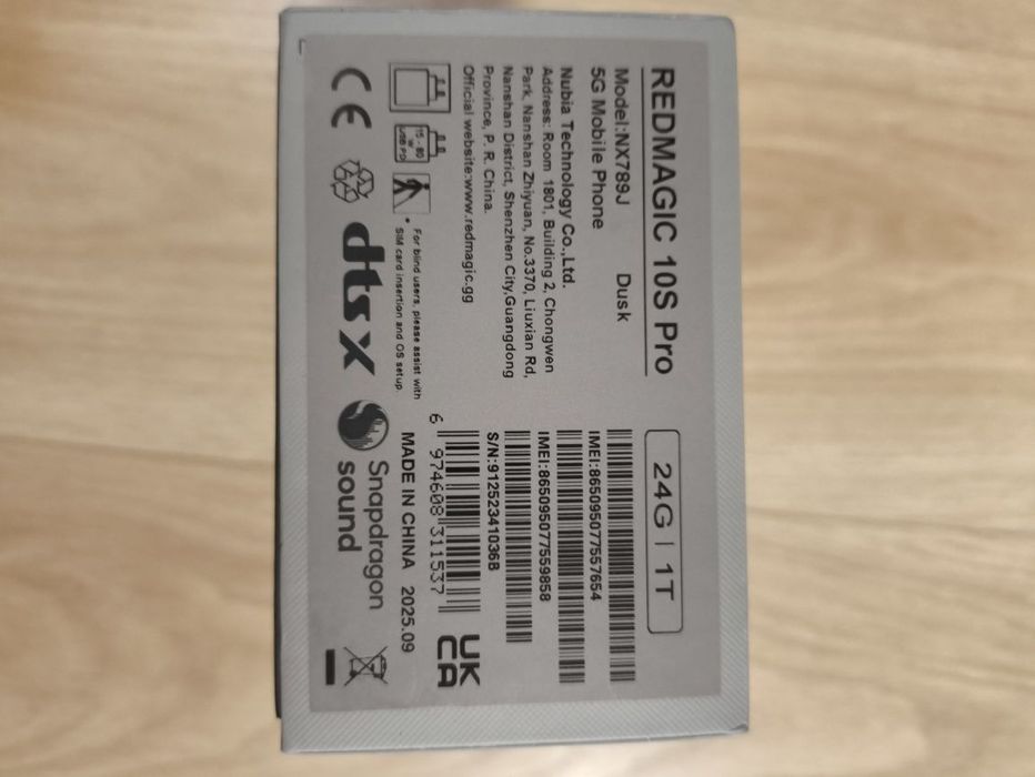 Nubia Red magic 10 s pro